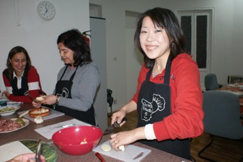 Menestra de verduras con cordero (preparación).